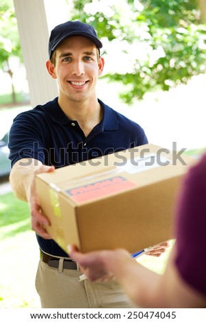 Delivery: Picking Up Package from Home