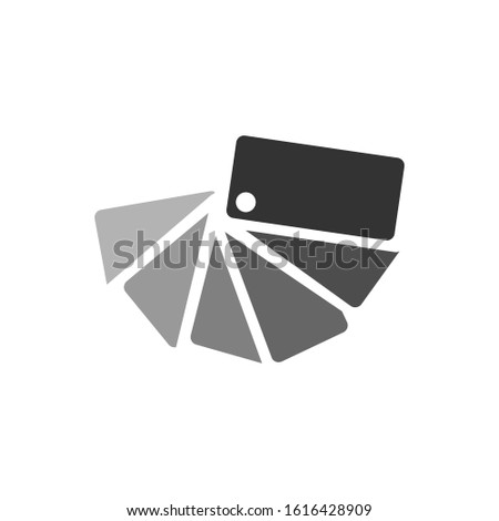 concept color catalog icon. grey palete icon. Stock vector illustration isolated on white background. Stok fotoğraf © 