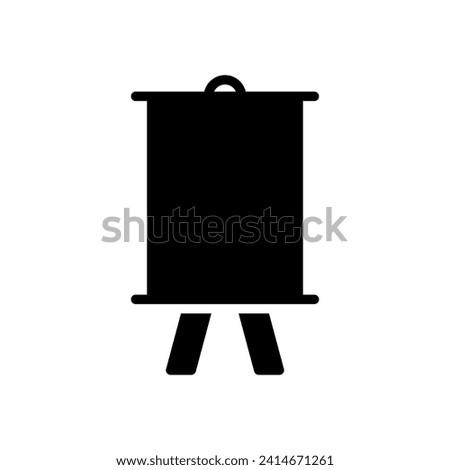 easel icon symbol vector template