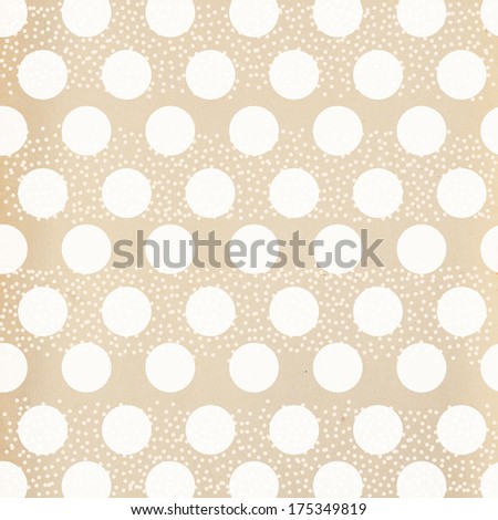brown paper with white dot background template design for christmas card