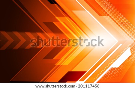 Abstract arrows background