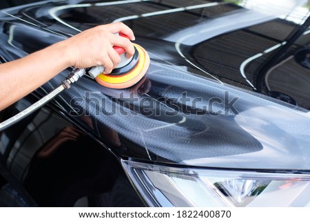 Similar – Image, Stock Photo Car polishing equipment