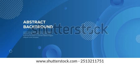 Creative digital background. Modern abstract background with a blue gradient, diagonal lines, and geometric shapes. Ideal for business presentations, website headers, or marketing materials.