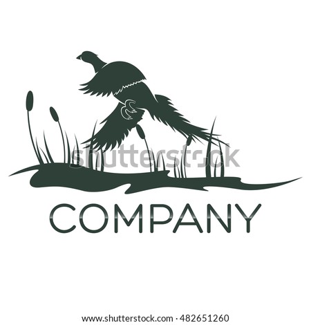 Pheasant Logo Stock Vector Illustration 482651260 : Shutterstock