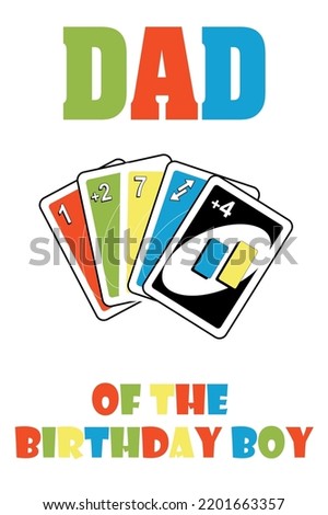 dad birthday vector illustration isolated in white background