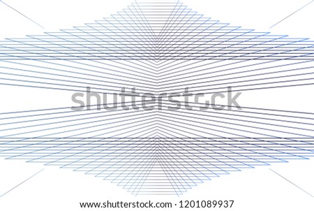 Isolated, Abstract Geometric Expansion Background Wallpaper Design Vector Graphic, Dark Blue on White #4, Triangle Shape, Line Iterations, Expanding, Modern, Digital, Techie, Balance Horizon Pattern