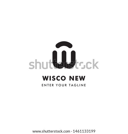 Letter W, N Logo Vector, Concept Logo Is Letter 