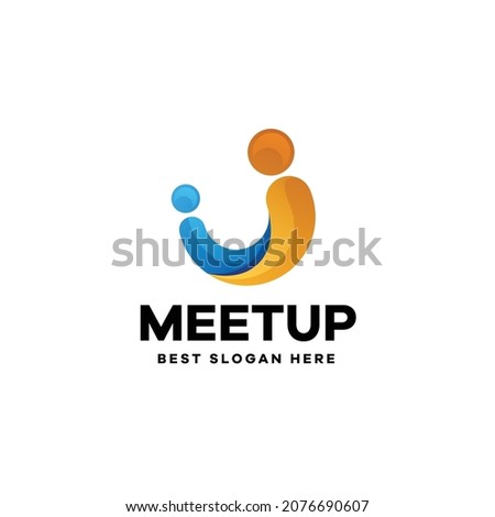 Gradient People Meetup Logo Design