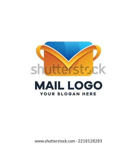 Professional Mail Gradient Logo Designs