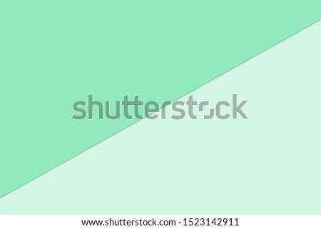 Abstract vector neo mint green pastel two tone color symmetry pattern background. Nature, technology and science blending concept.