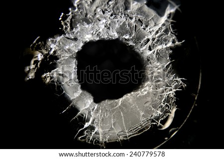 bullet hole