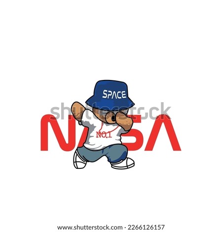 bear, space, nasa, cute, Fashion Design, Vectors for t-shirts and endless applications.