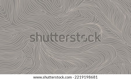 Abstract monochrome background with fine line pattern. Hand drawn vector illustration. Flat color design.