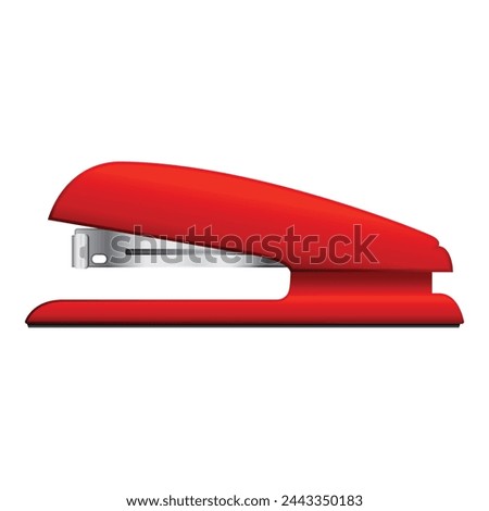 retro style stapler side view