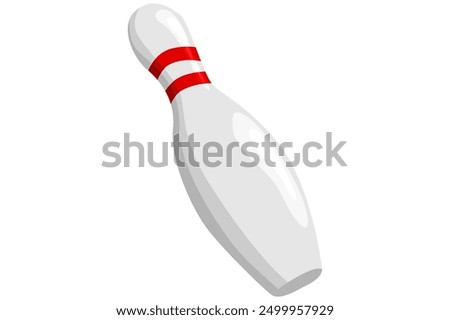 Bowling Pin Vector For Decoration