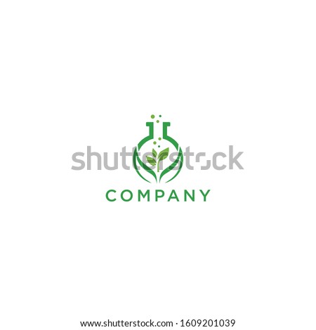 natural lab logo designs concept, science and medicine creative symbol, ecolab logo template