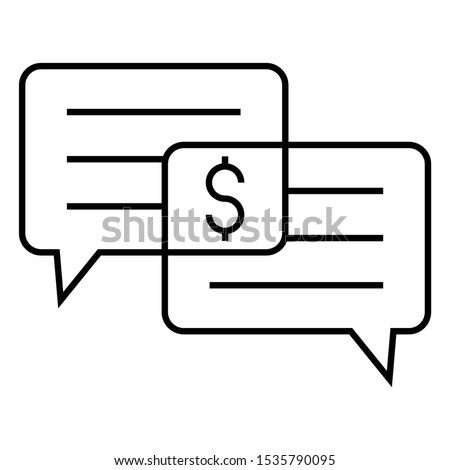 Business Negotiation Dealing Concept, reconciliation vector icon design