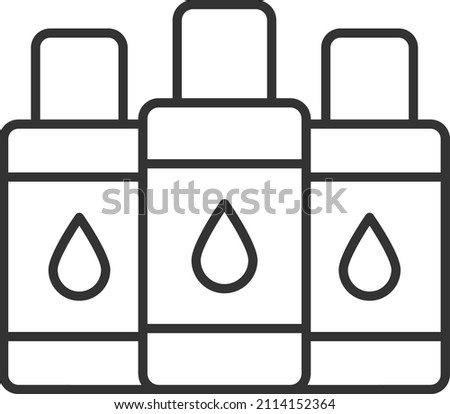 Ink jet toner Vector Icon Design, Offset Printing Symbol, Digital Printer Services Sign, Cmyk Color print equipment Stock illustration, Liquid Colour Bottles Concept, 