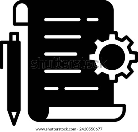 Composing Website Structure on paper concept, writing the Side notes and changes vector icon design, Web design and Development symbol, user interface or graphic sign, website engineering illustration