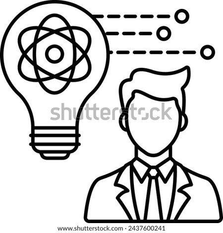 Workplace Champion concept, out-of-the-box Problem Solver Employee vector design, Boosting productivity abilities Symbol, business motivation Sign, Enterprise impetus stock illustration