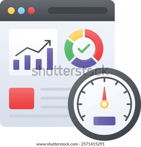 Server background Process Manager concept, Show Current Running Processes vector color icon design, Web hosting service Symbol, Computing machines Sign, Internet Application Management illustration