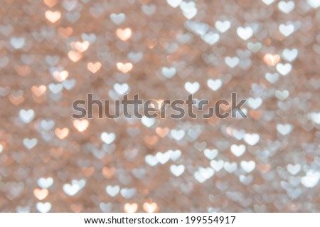 hearts light valentine\'s day background