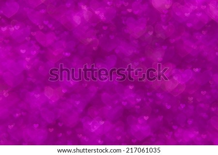 purple heart lights abstract background