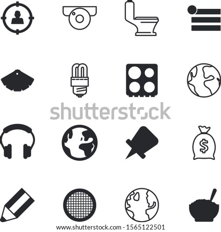 web vector icon set such as: hot, area, spoon, navigation, target, appliance, layout, thumbtack, targeted, infographics, money, application, cam, female, customer, list, thumb, information, subject