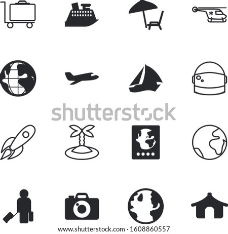 travel vector icon set such as: man, yacht, carry, airliner, up, sailing, front, shuttle, security, national, peg, fire, digital, identity, foreign, hat, clinic, care, media, frame, identification