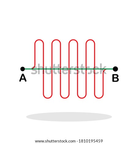 Similar – Image, Stock Photo Keep your distance, find orientation