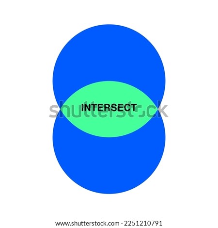 intersection icon symbol vector graphic illustration eps 