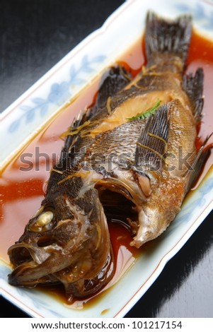 Japanese boiled fish