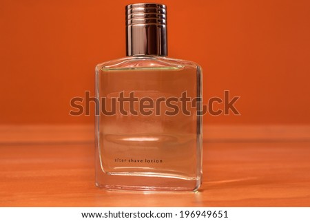 Aftershave lotion bottle