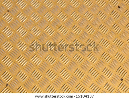 Yellow metallic surface background