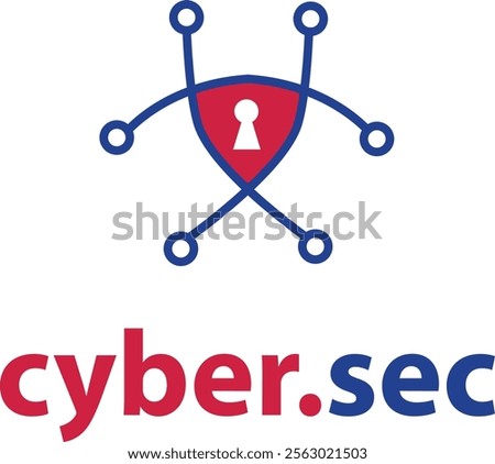 cyber security links logo design