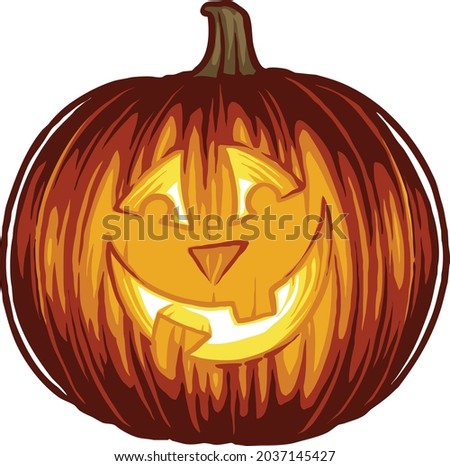 Jack O Lantern Classic Colored Halloween