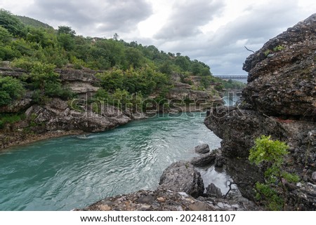 Similar – Image, Stock Photo Albania Vjosa Valley