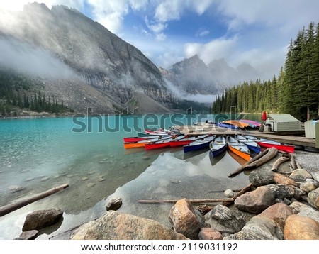 Similar – Image, Stock Photo (er)live Lake Louise