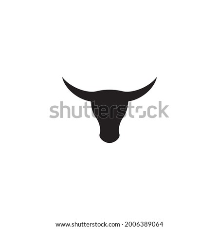 Bull Skull logo or icon design