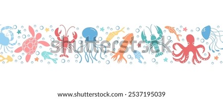 Similar – Image, Stock Photo teeming jellyfish in the harbour basin