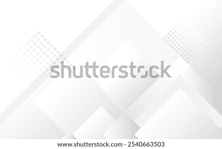 abstract background Geometric white squares and white lines,used in graphic illustration work media or others ,2d  illustration