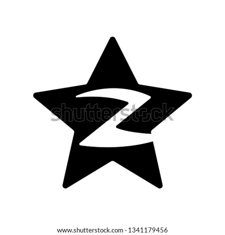 Qzone. Icon of eye symbol with shadow. Vector illustration