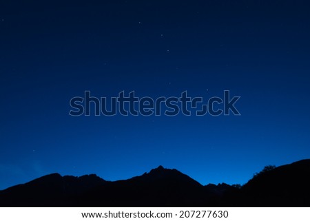 Night sky Big Dipper