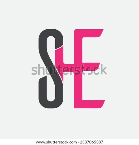 She Logo Concept, Simple Vector Art