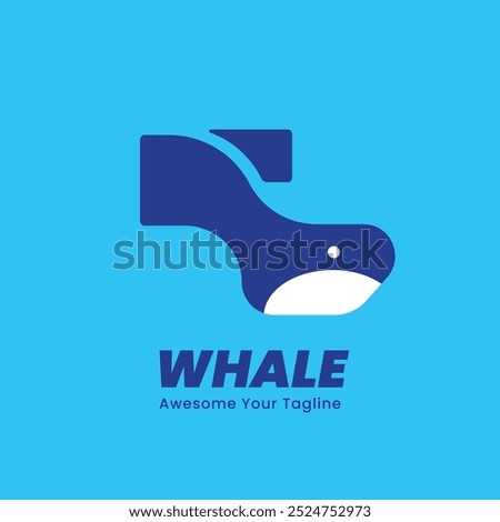 Creative Whale Icon for Branding and Business