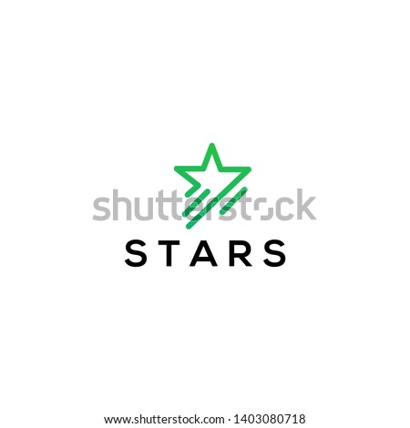 star logo icon and logo template