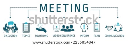 A meeting is a coming together of (generally) three or more people to exchange information in a planned manner and discuss issues set out before them to arrive at decisions, solve problems, etc.