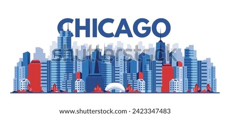 cityscape building vector flat illsutration