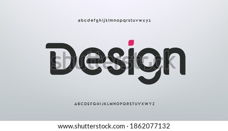 modern creative alphabet. Future fonts style. Typography uppercase and lowercase fonts. vector illustration