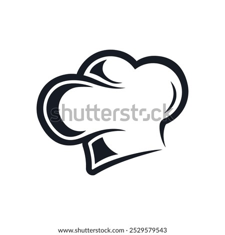 chef hat vector logo. chef hat logo vector illustration. restaurant logo. cooking logo